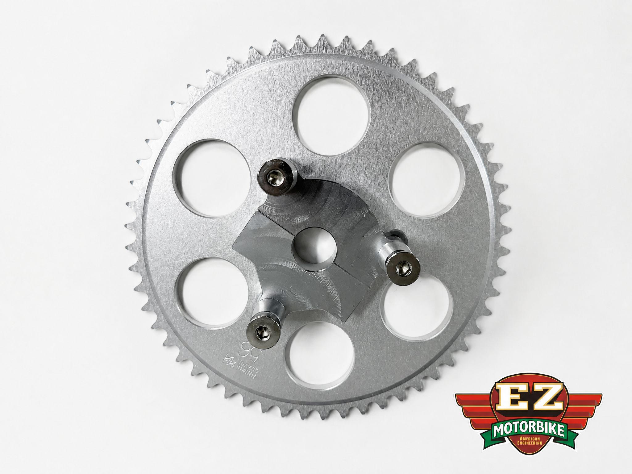56 Tooth Motorized Bike CNC Sprocket and Adapter EZmotorbikes