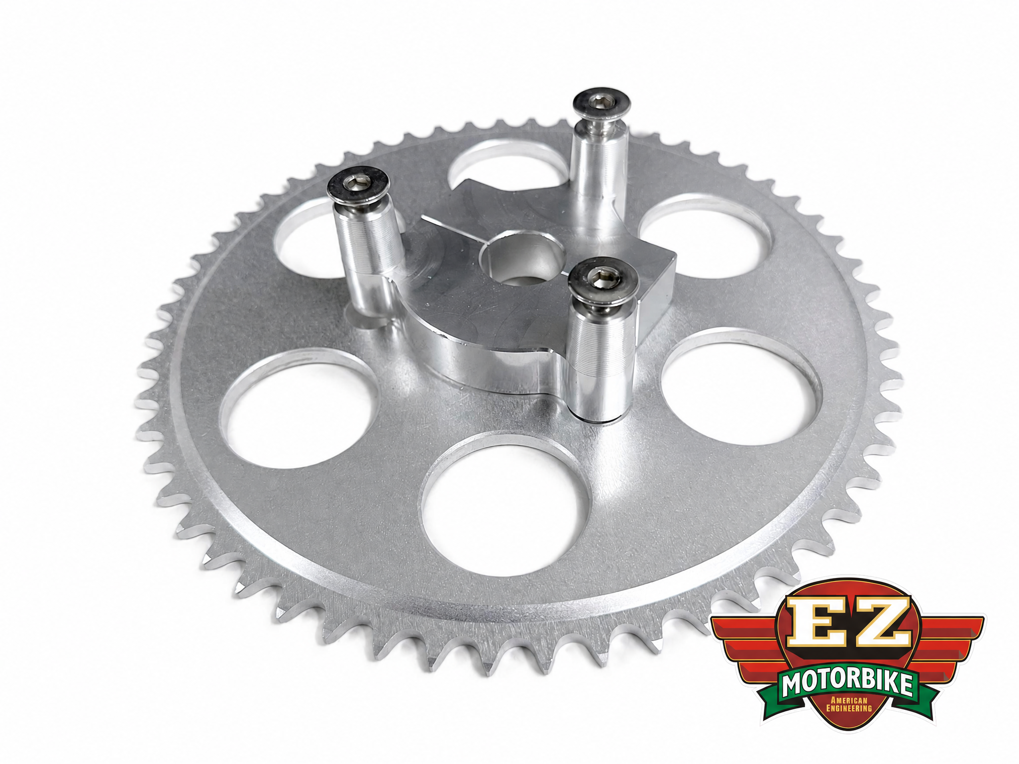 56 Tooth Motorized Bike CNC Sprocket and Adapter EZmotorbikes