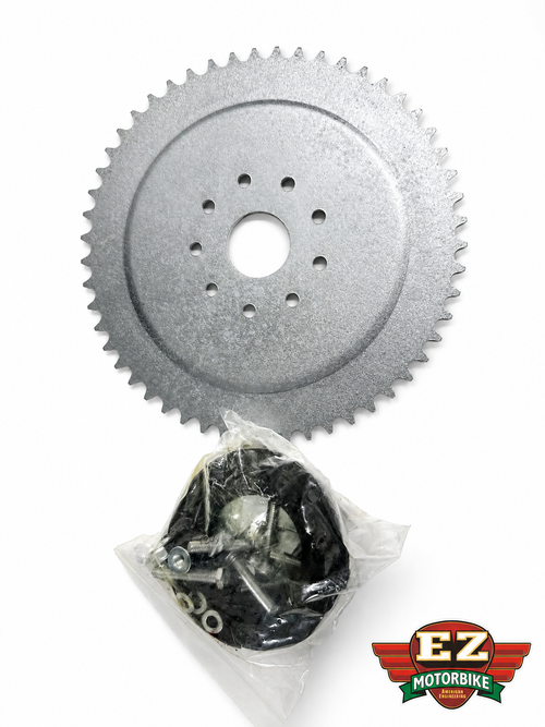 54 Tooth Motorized Bike Sprocket with Hardware EZmotorbikes